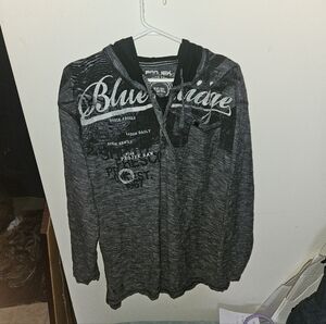 Gray V-Neck Sweater for Men